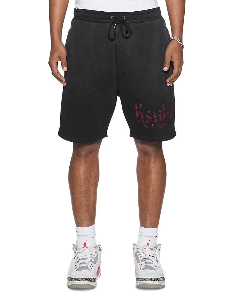 Ksubi Paise Black Fade 32.2 Logo Track Shorts