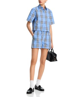 Abby Check Shirt & Evelyn Check Shorts