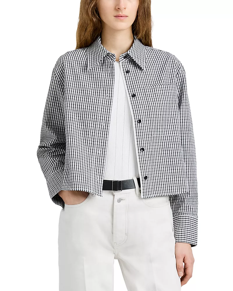 Proenza Schouler White Label Olive Shirt