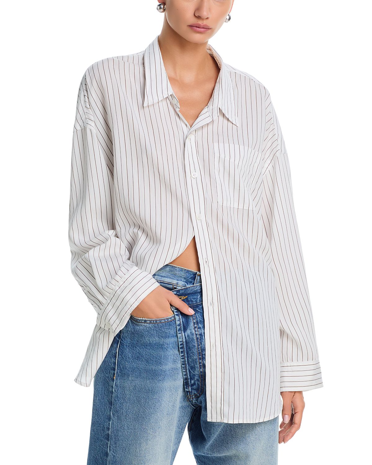 R13 Drop Neck Shirt
