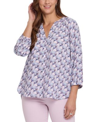 Nydj Pintuck Blouse