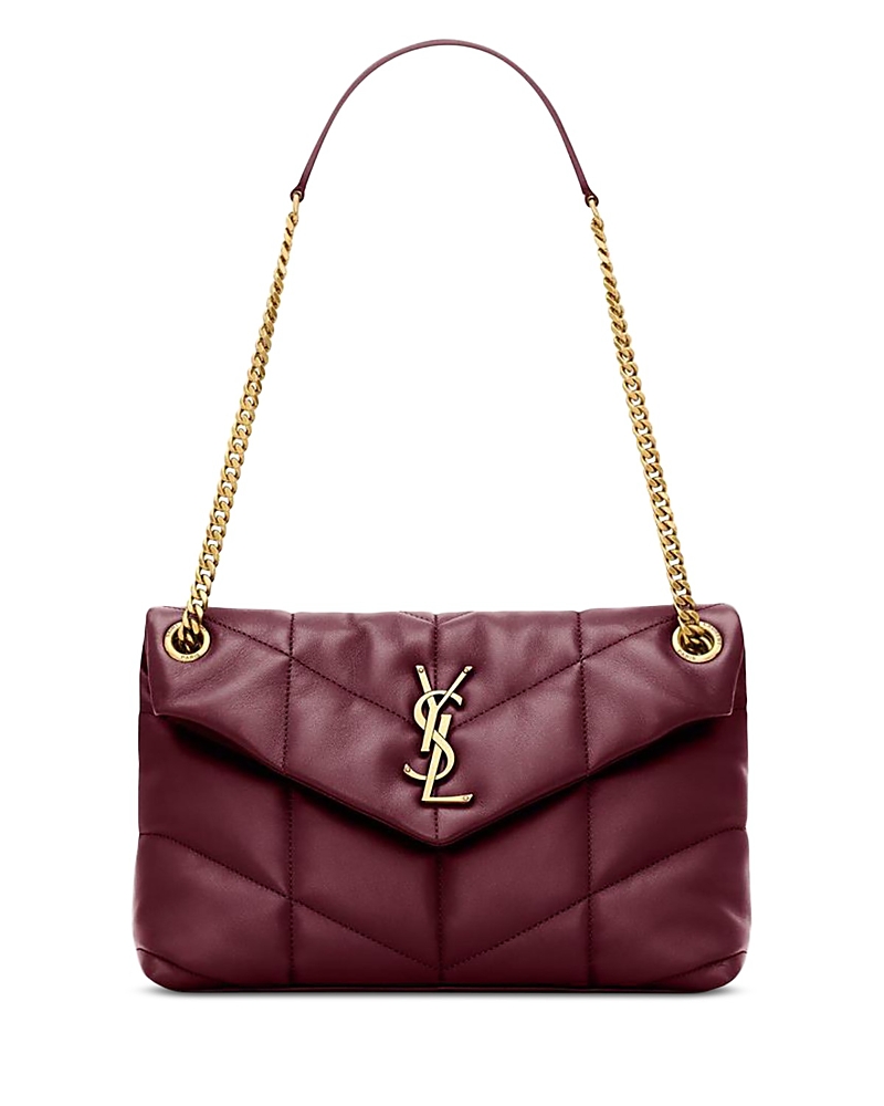 Saint Laurent Puffer Small Convertible Shoulder Bag in Nappa Leather · OS