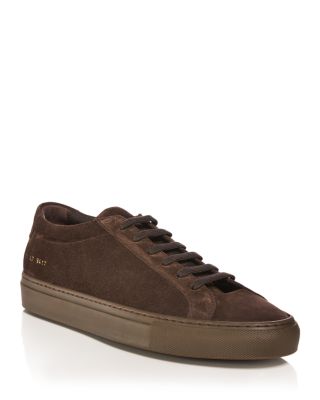 Common Projects Men's Achilles Premium Suede Sneakers