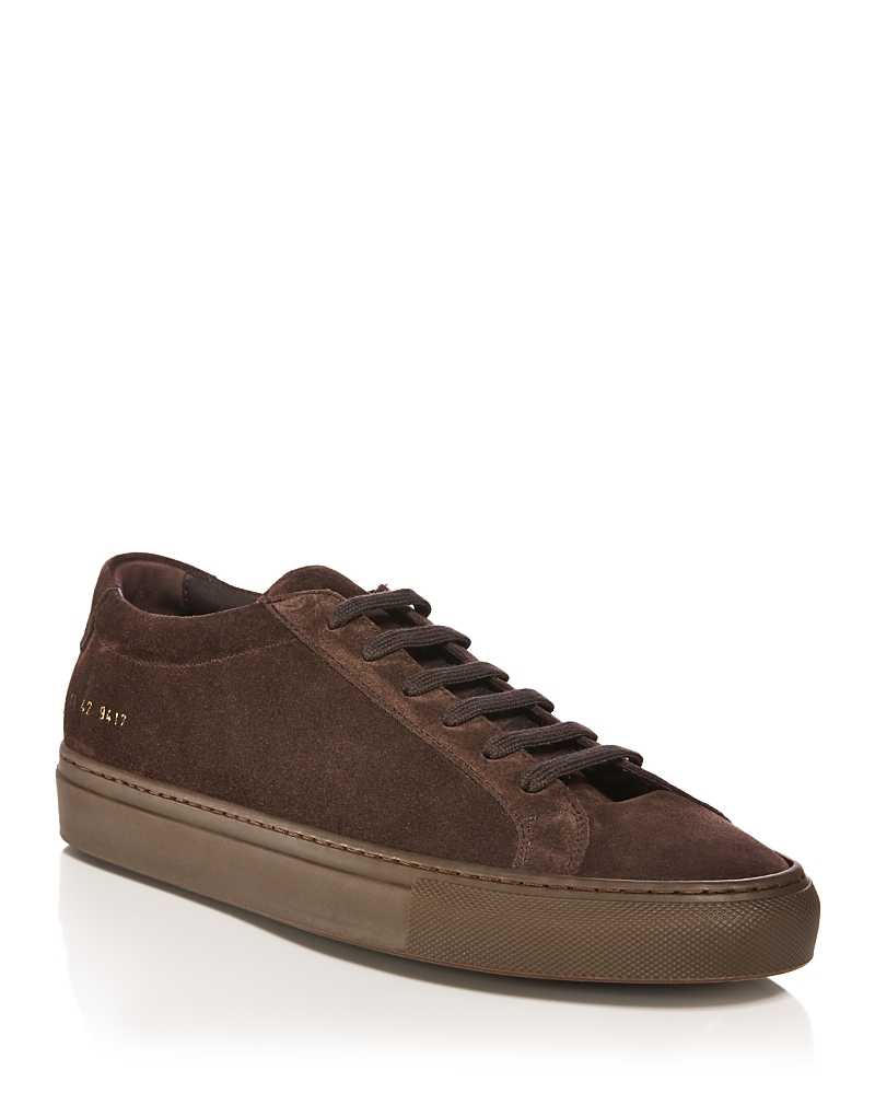 Common Projects Men's Achilles Premium Suede Sneakers