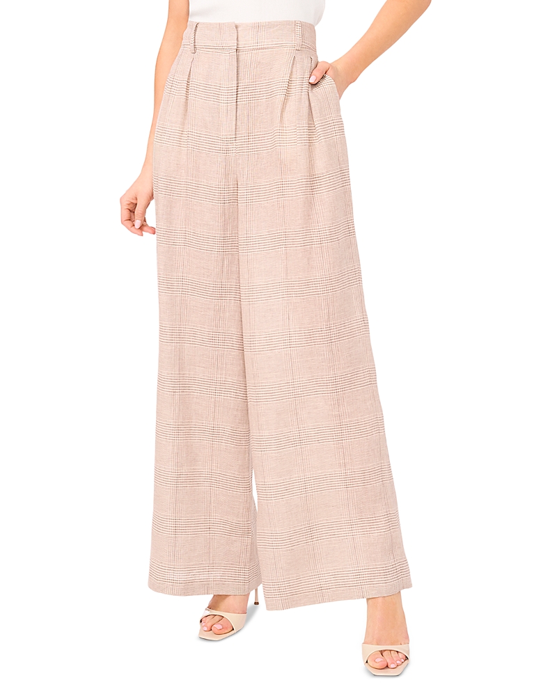 Ted Baker Beatrice Pleated Wide Leg Linen Pants