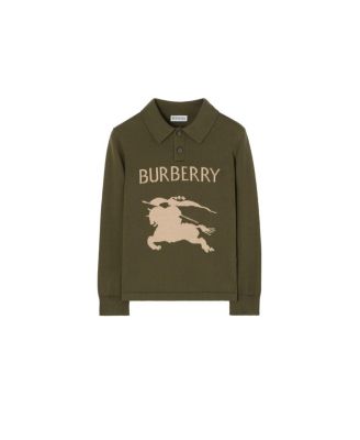  Long-sleeve Knight Cotton Polo Shirt - Little Kid