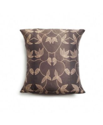 Folio Handcrafted Shibori Mulberry Silk Pillow Cover, 20" x 20"