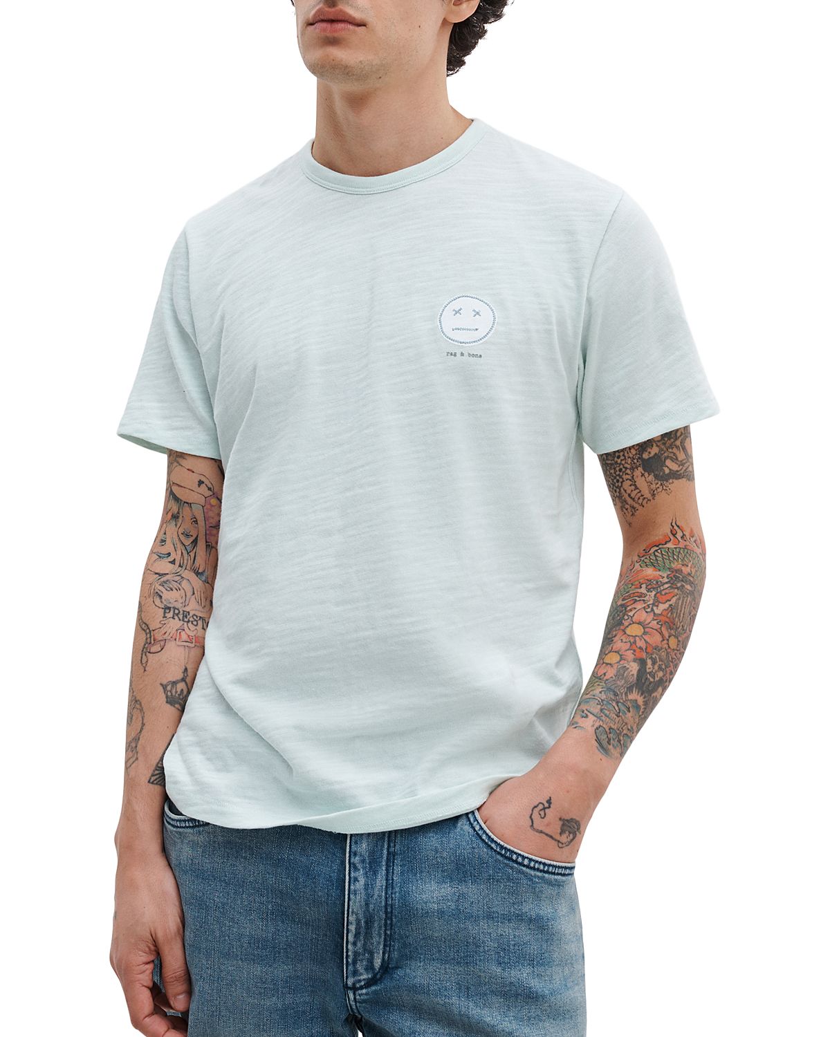 rag & bone Sour Face Embroidered Tee