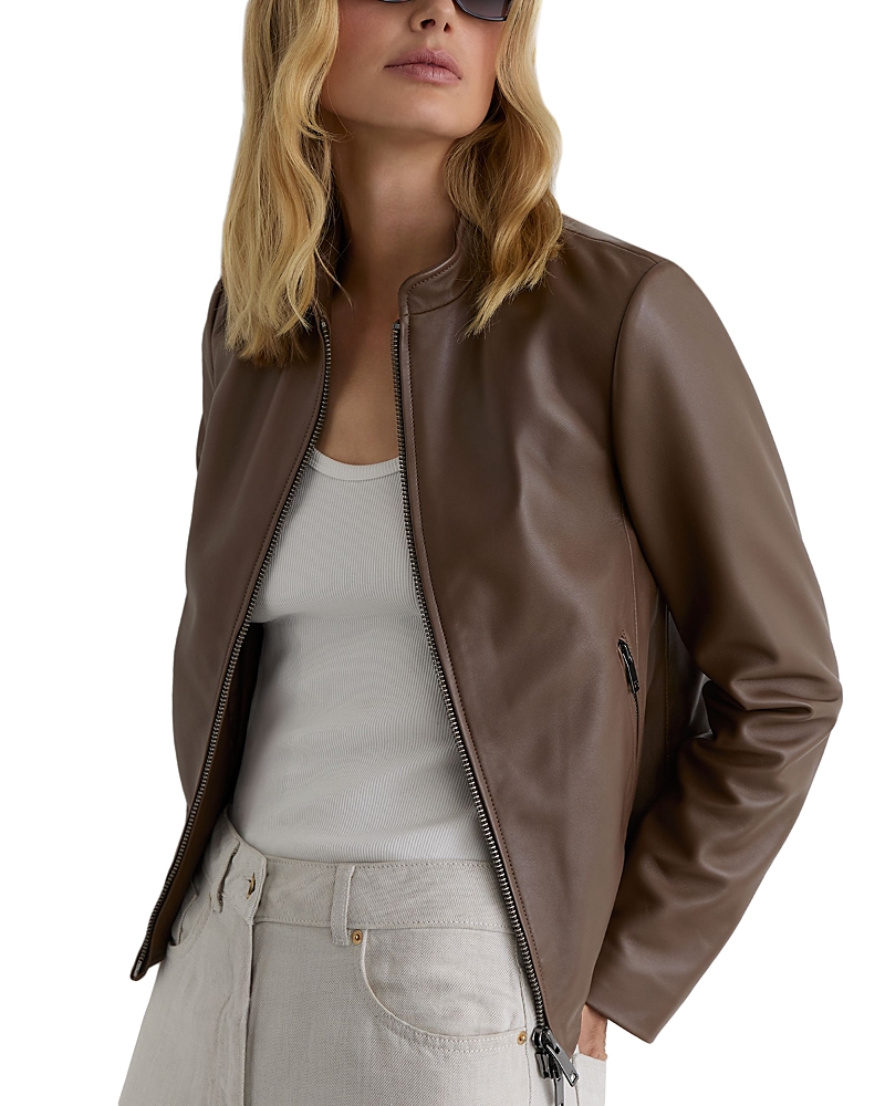 Reiss Allie Leather Jacket