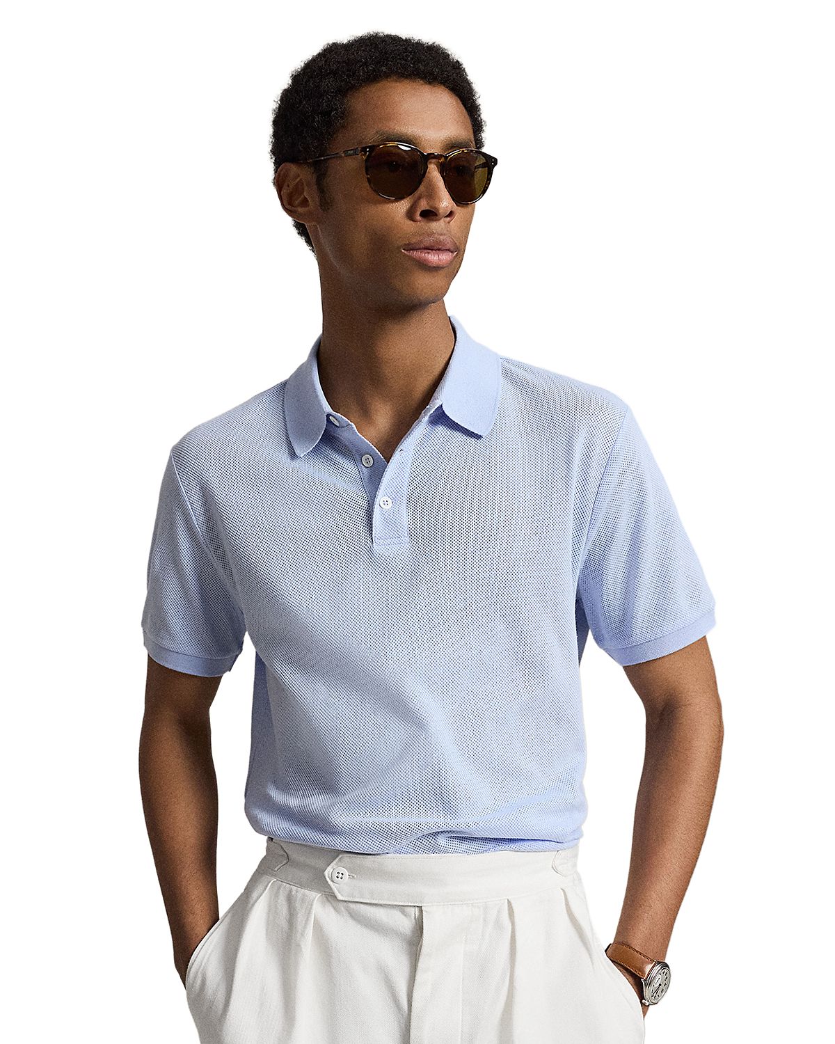 Polo Ralph Lauren Pointelle Jersey Polo Shirt