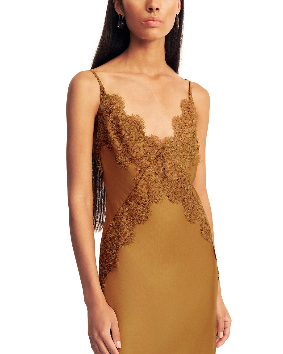 Simona Lace Slip Maxi Dress