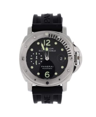  Luminor Submersible Acciaio Automatic Watch in Stainless Steel and Rubber 44mm