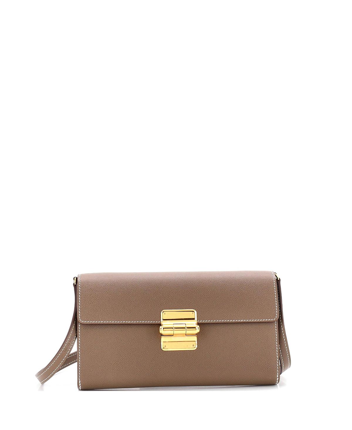 Pre-Owned HERMES Charniere To Go Pouch Madame
