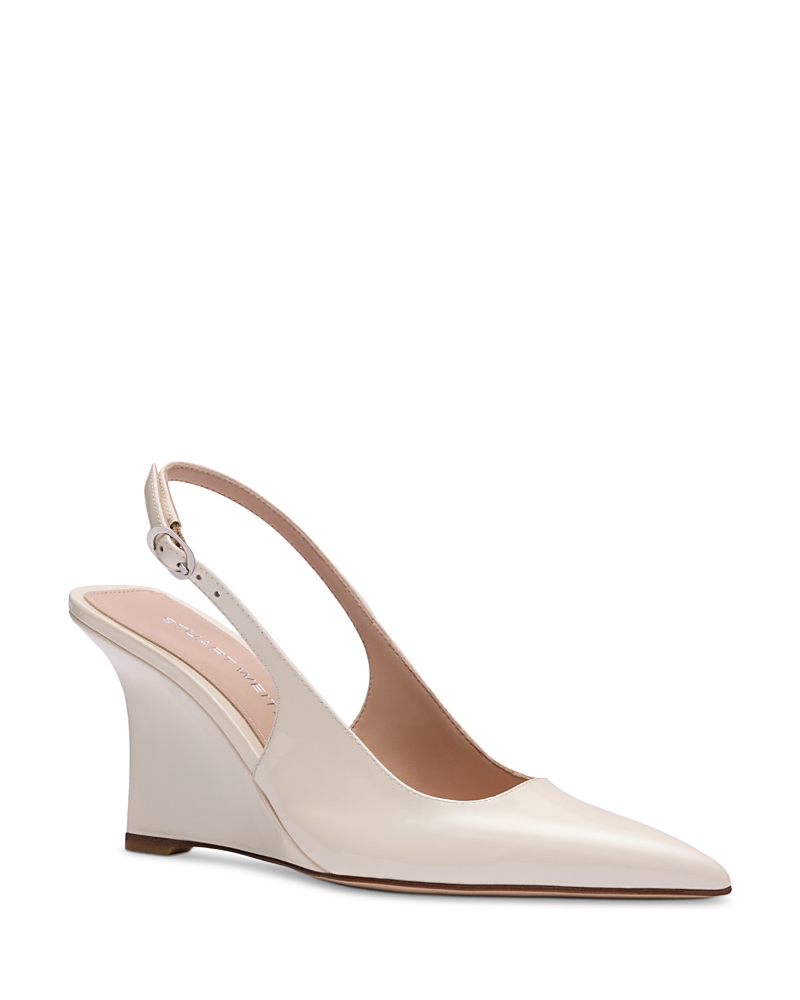 Stuart Weitzman Women's Vinnie 85 Slingback Wedge Pumps