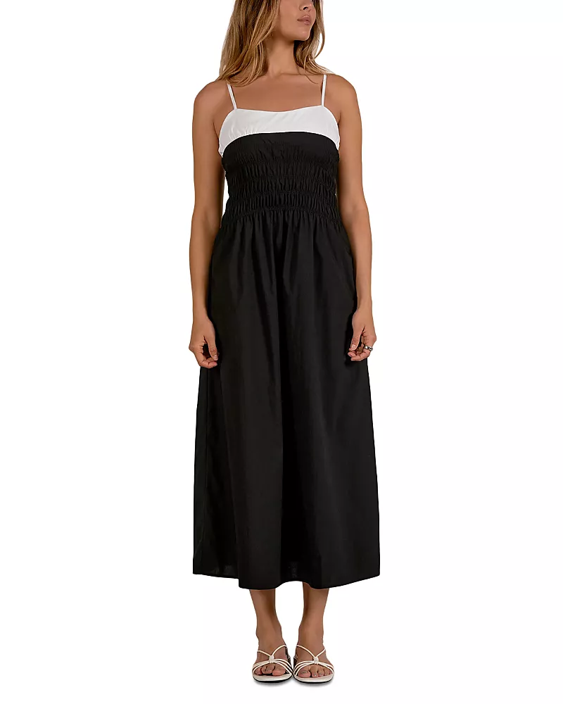 Elan Colorblock Maxi Dress