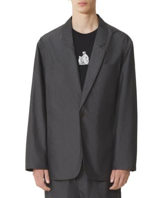  Loose-Fit Chambray Jacket