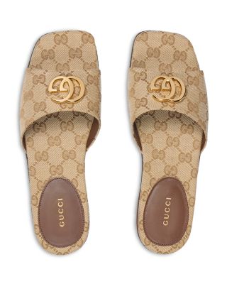 Gucci Women's Original GG Soft Slides | Bloomingdale's Shoes