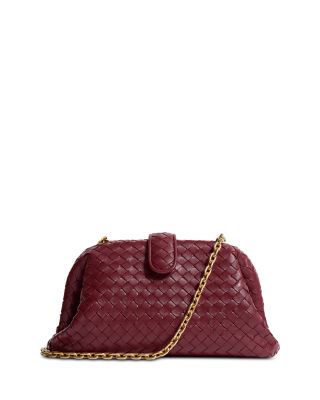 Lauren 1980 Intrecciato Leather Clutch 