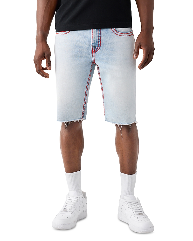 True Religion Ricky Super T 12 Frayed Shorts