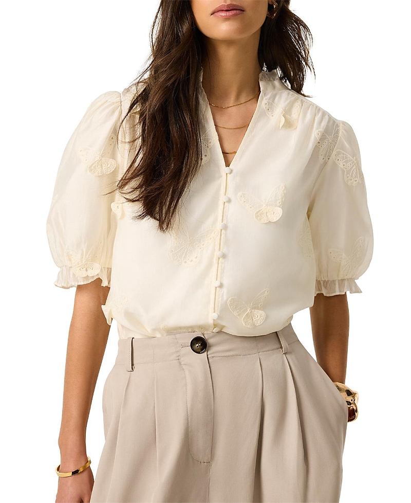 Mint Velvet Women's Butterfly Detail Blouse