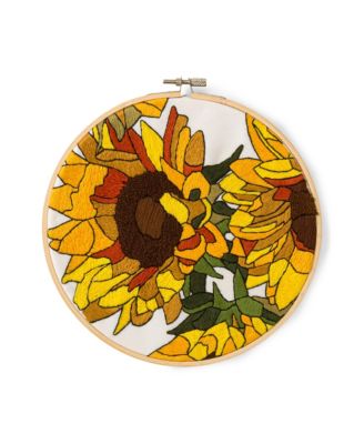  Beginners Botanical Embroidery by Numbers Kit - Ages 11+