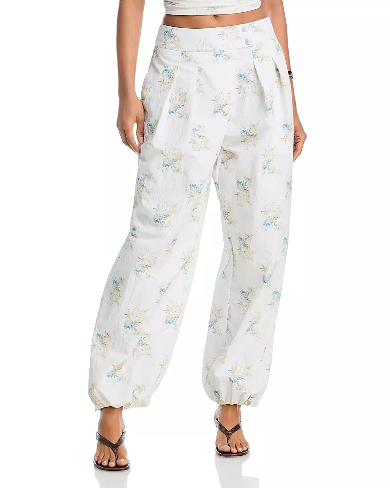 Afrm Tiffany Printed Balloon Pants