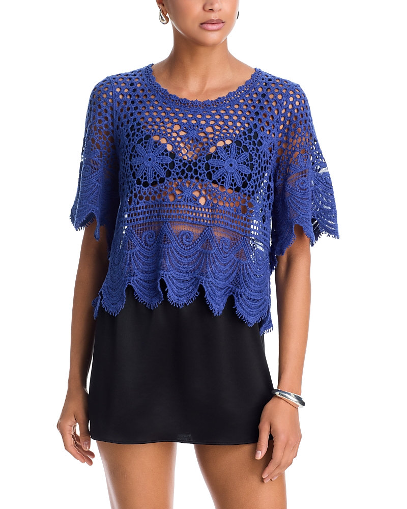 Aqua Crochet Top - Exclusive