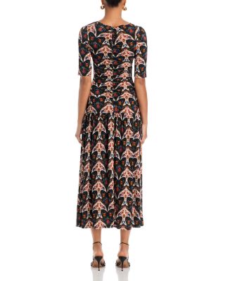 Porcelain Birds Maxi Dress - thumbnail 4