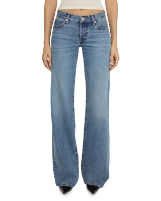 The Gray Low Rise Wide Leg Jeans