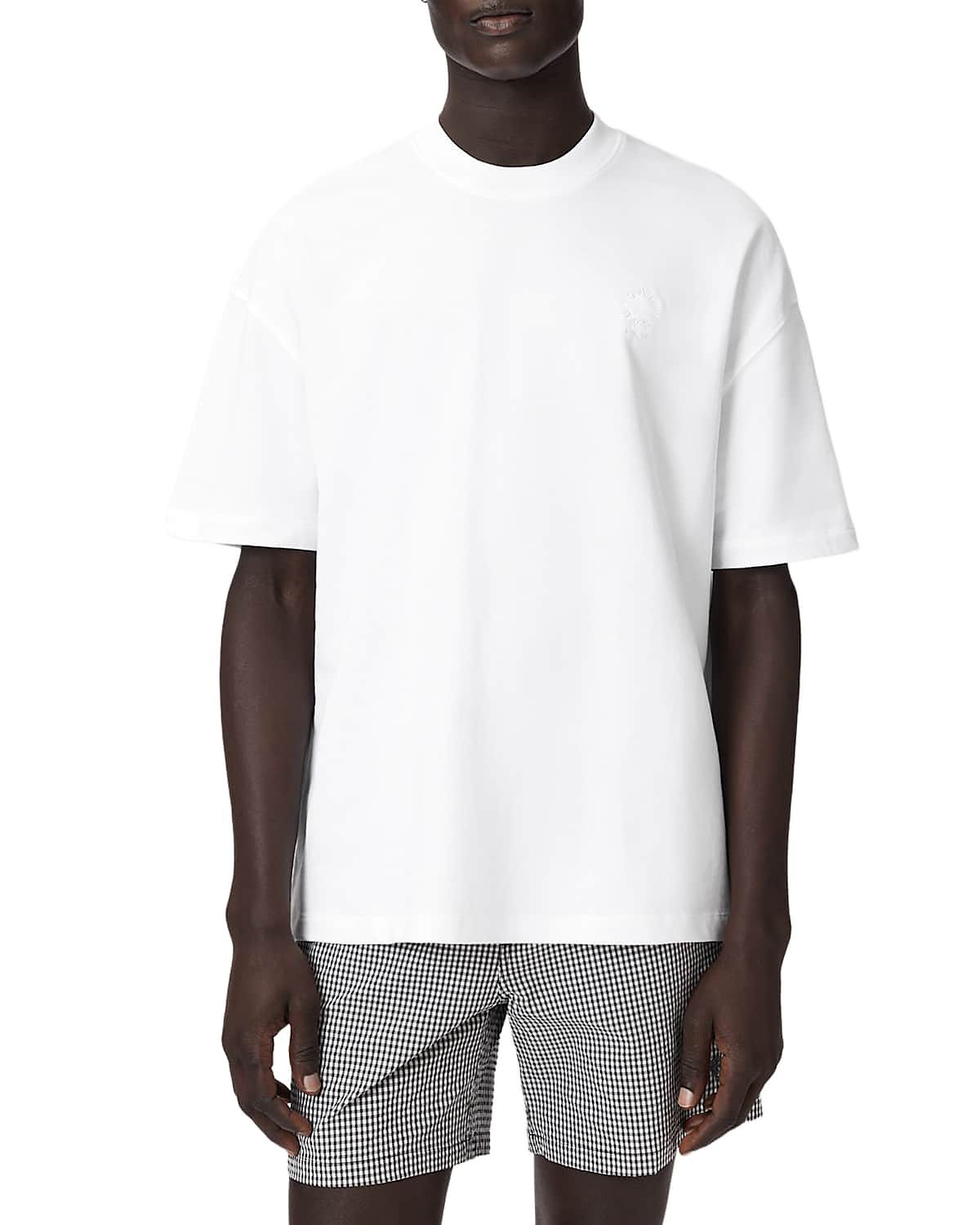 Allsaints Haven Cotton Logo Embroidered Tee