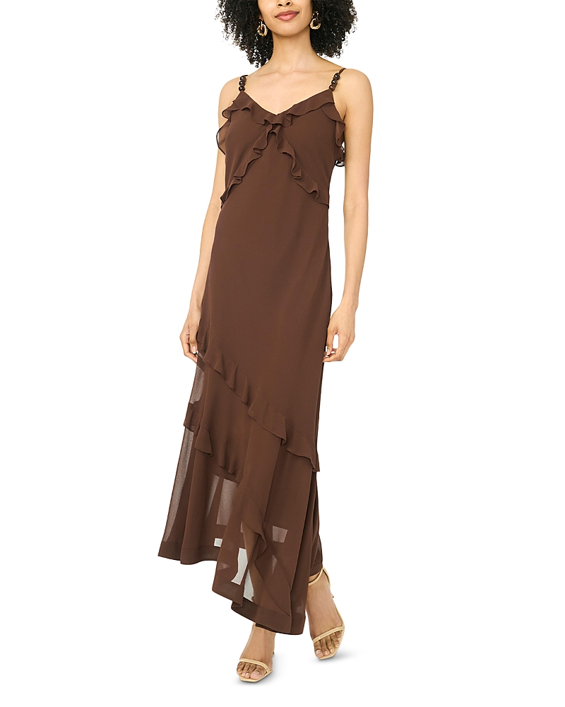 1.state V Neck Asymmetrical Dress