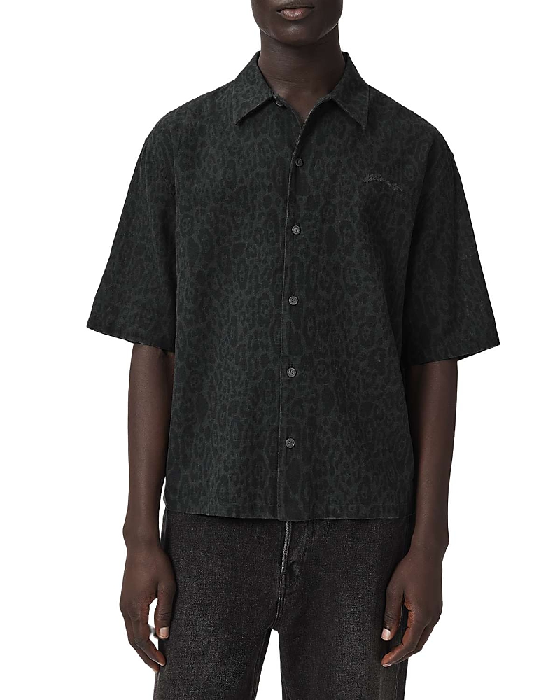 Allsaints Leopard Print Shirt