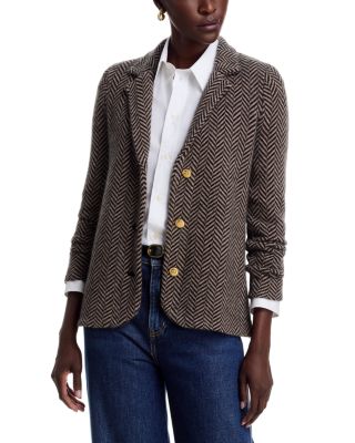 100% Cashmere Notch Lapel Blazer - Exclusive