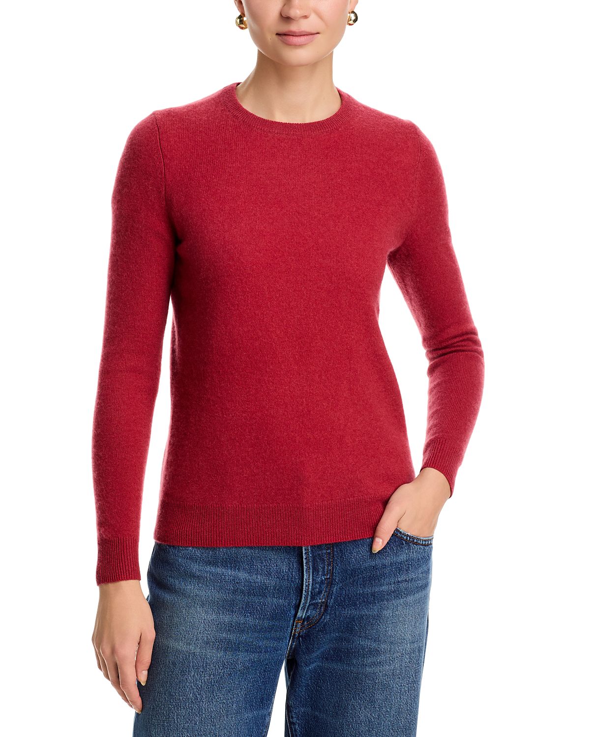 C by Bloomingdale's Crewneck Cashmere Sweater - Exclusive