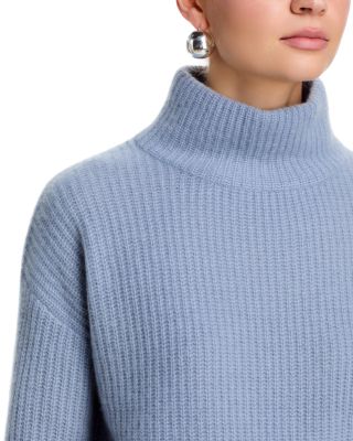100% Cashmere Mock Neck Sweater - Exclusive - thumbnail 8