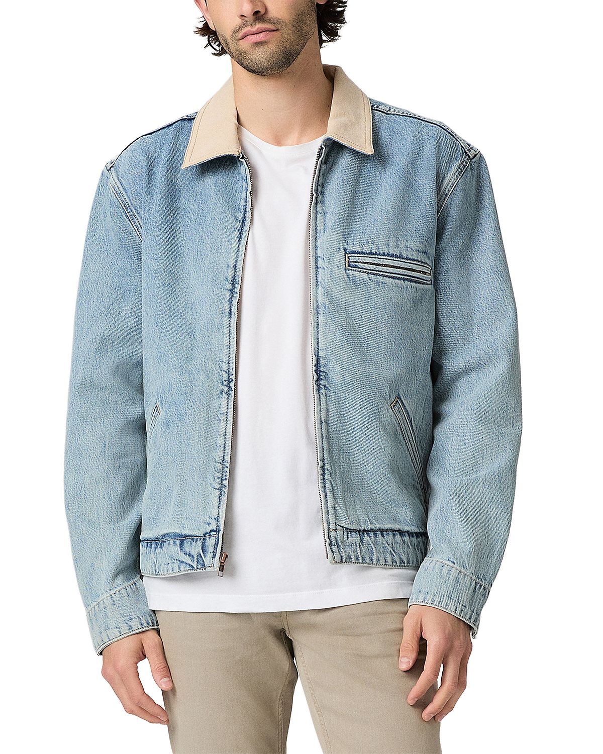 Paige Laughlin Denim Zip Up Jacket
