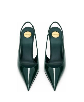 green dress pumps GREEN DREAMING RUFFLE NECK DRESS XS main image 1