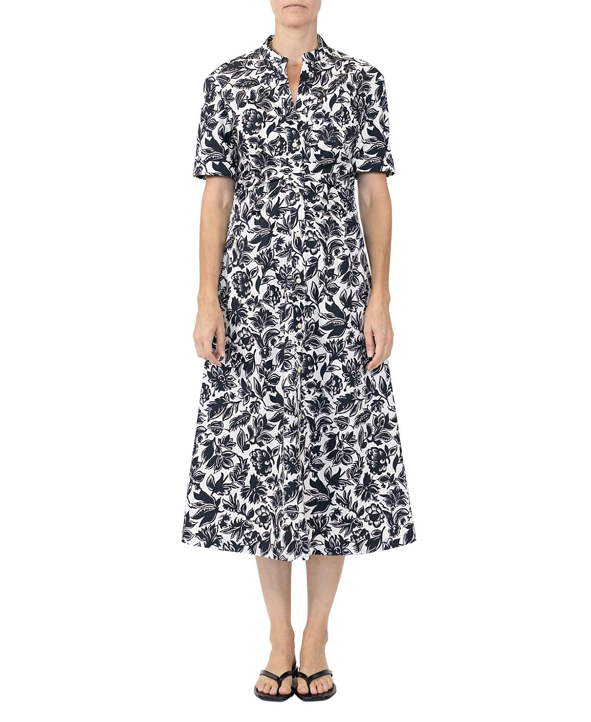 Callas Milano Noor Short Sleeve Shirtdress