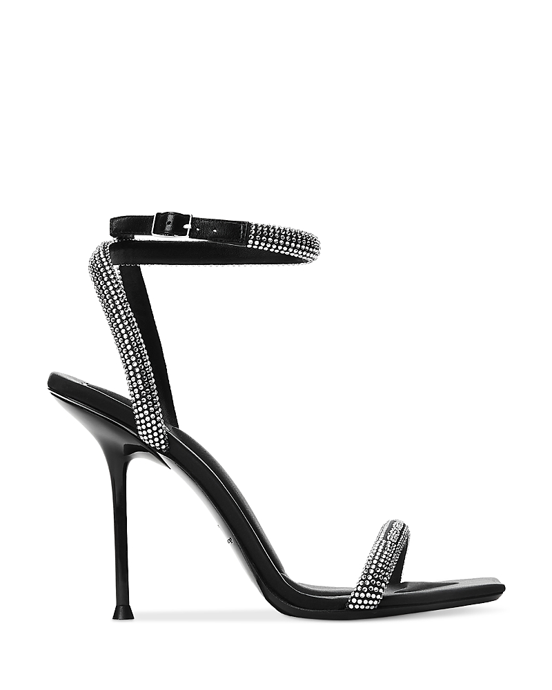 alexanderwang Women's Julie 105 Crystal Ankle Strap Sandals