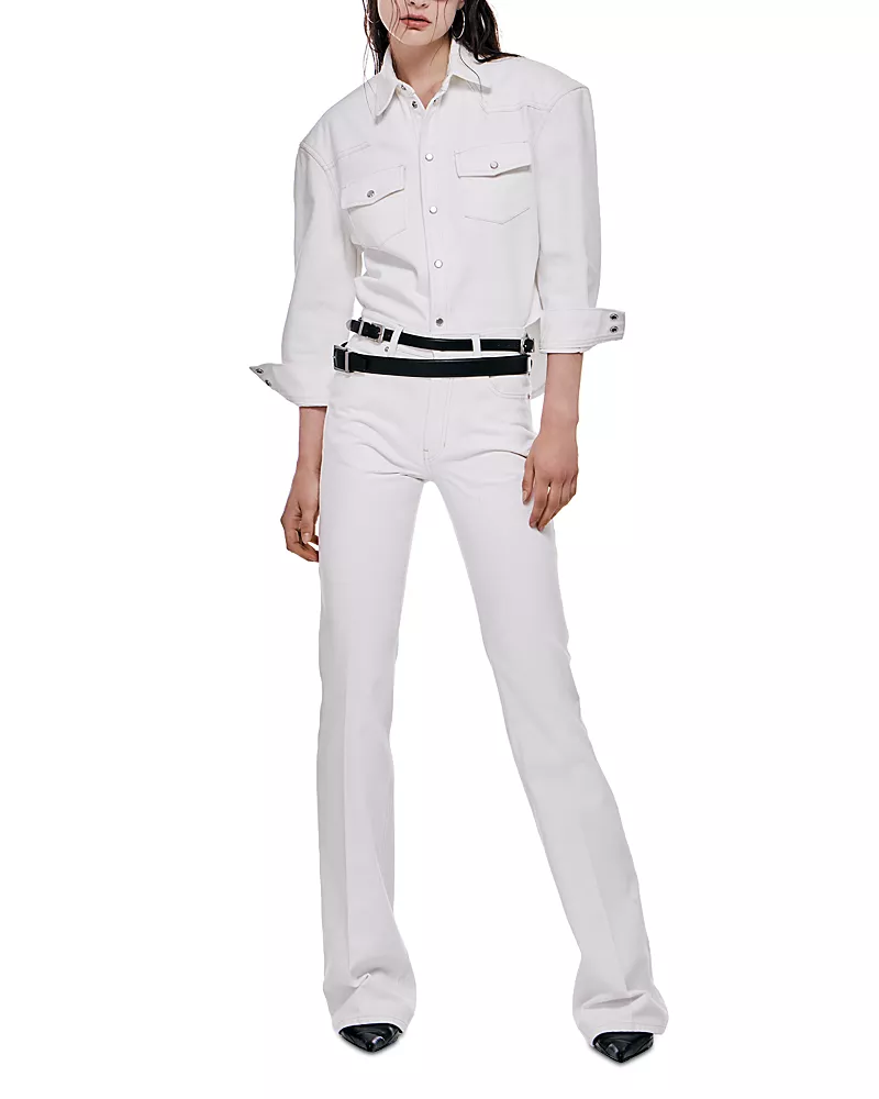 Lemiune 0 Straight Leg Jeans in Ow