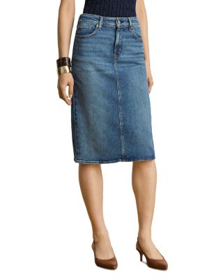 Denim Pencil Skirt 