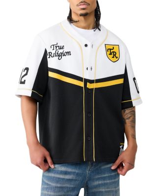 Logo Graphic Baseball Jersey