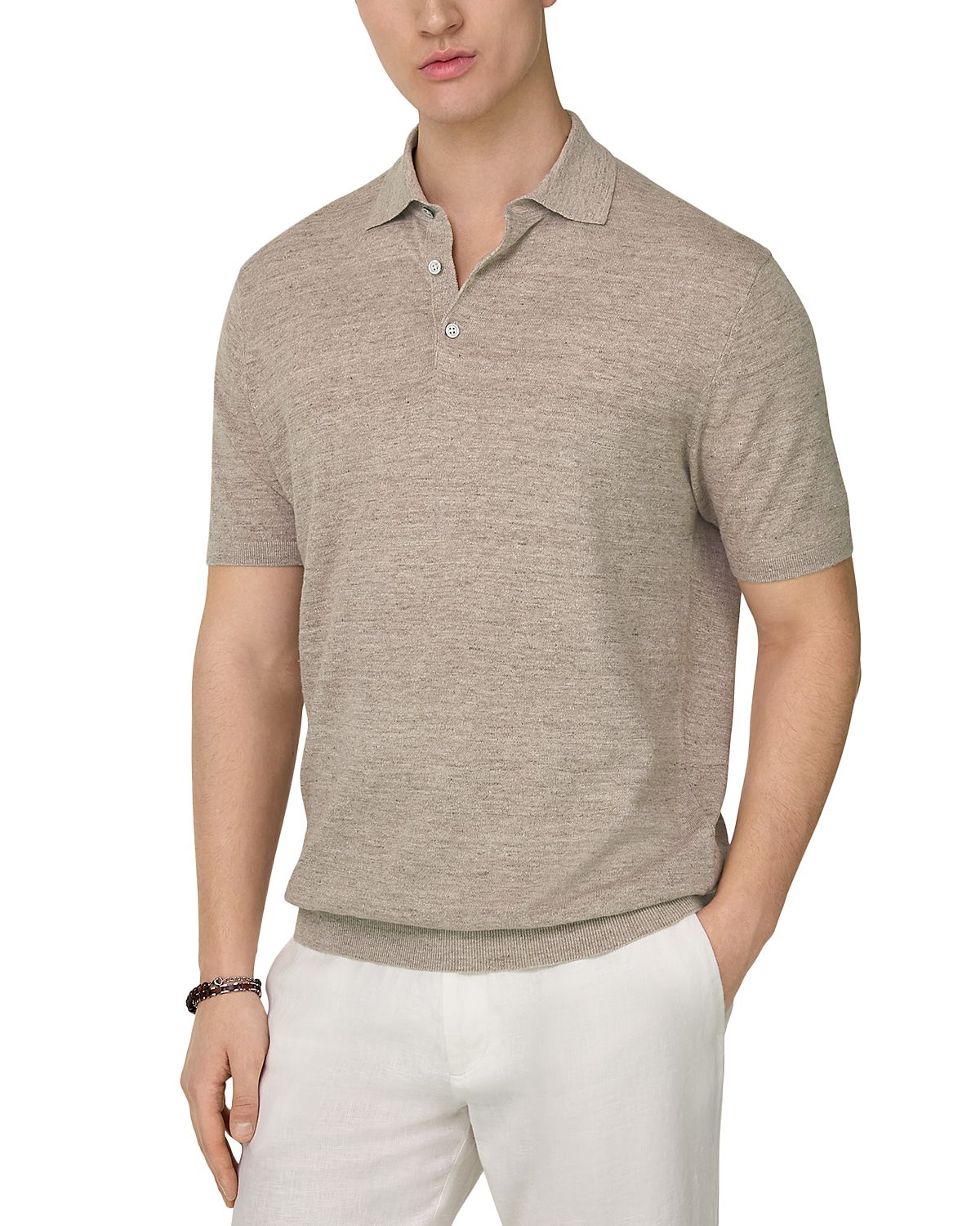 Boggi Milano Heather Polo Shirt