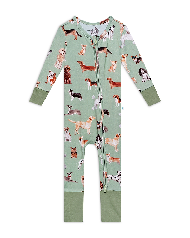 Posh Peanut Unisex Posh Puppies Convertible One Piece Coverall Pajamas - Baby