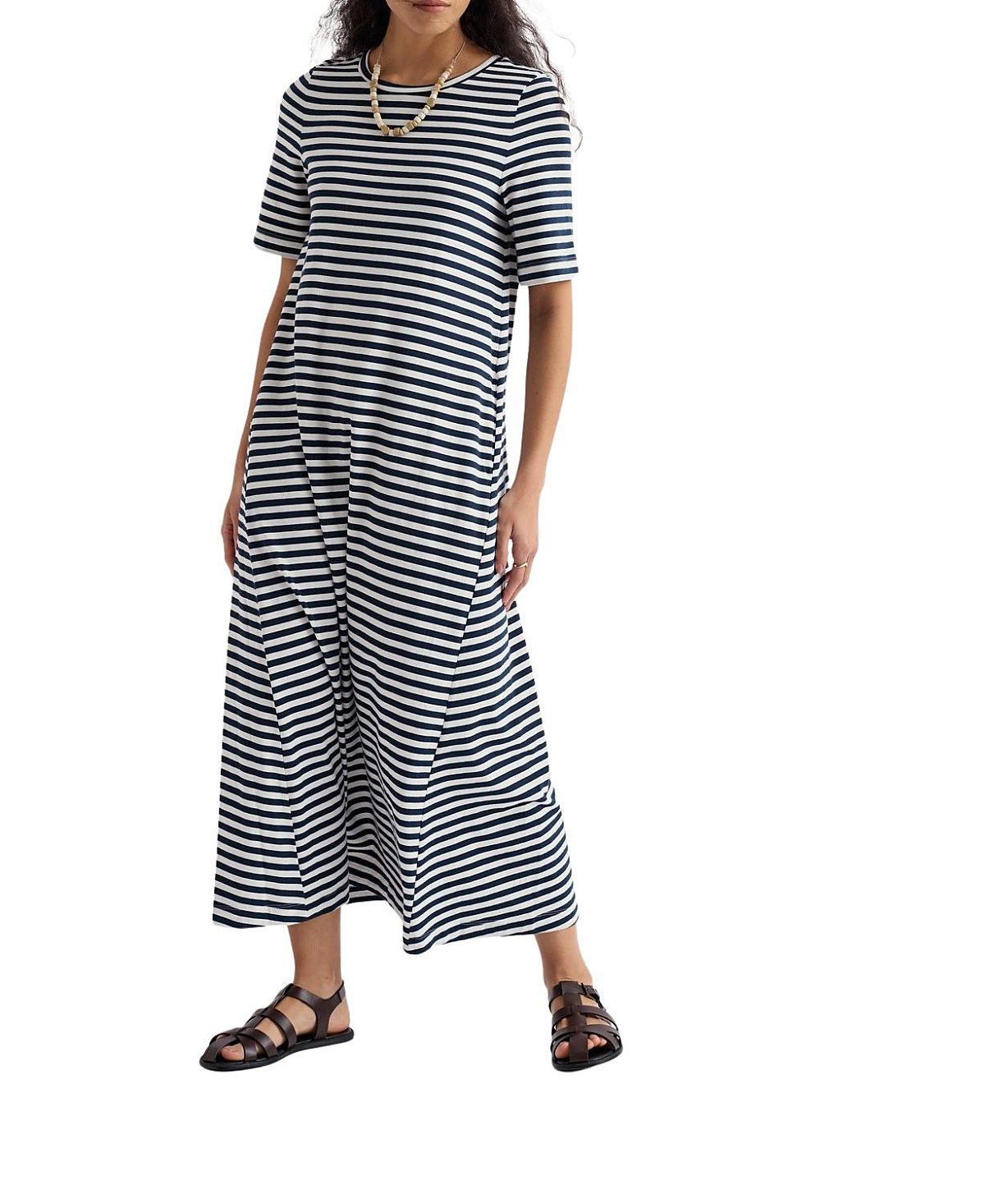 Seasalt Cornwall Ivey Yarn Dyed T-Shirt Dress
