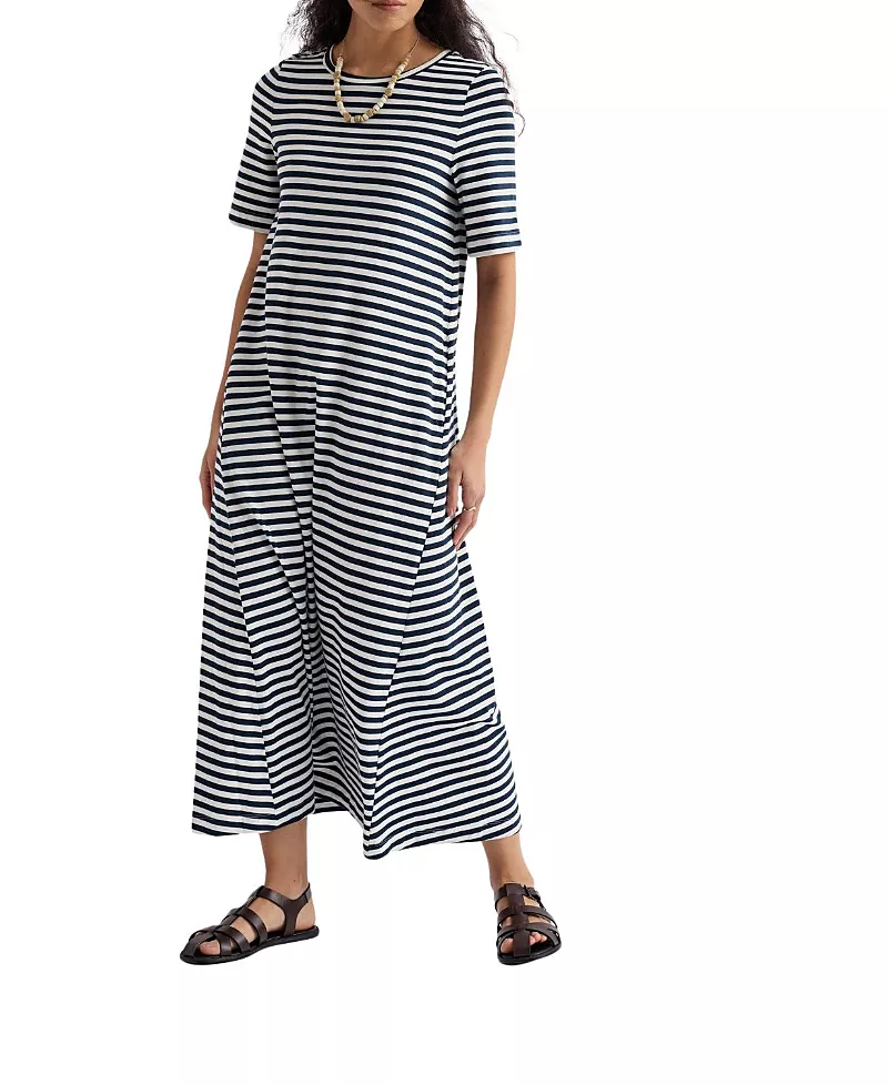 Seasalt Cornwall Ivey Yarn Dyed T-Shirt Dress