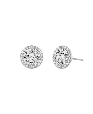  Halo Stud in 14K Gold, 2.0ctw Round Brilliant Lab Grown Diamond