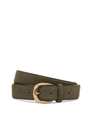 Men's Relaxed Suede Leather Belt