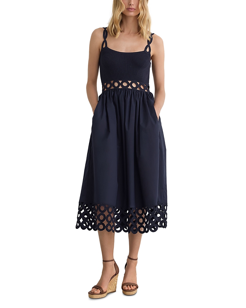 Reiss Rita Woven Midi Dress
