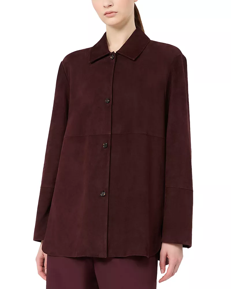 Max Mara Smmgocce Leather Jacket